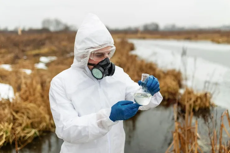 Descontaminação de água